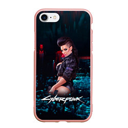 Чехол iPhone 7/8 матовый Cyberpunk2077 Vi