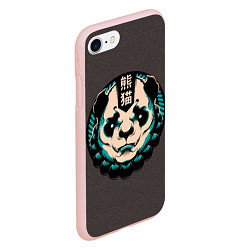 Чехол iPhone 7/8 матовый Символ Панды, цвет: 3D-светло-розовый — фото 2