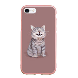 Чехол iPhone 7/8 матовый Недовольный котик Disgruntled cat