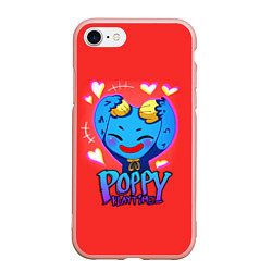 Чехол iPhone 7/8 матовый POPPY PLAYTIME CUTE HAGGY WAGGY - милый Хагги Вагг, цвет: 3D-светло-розовый