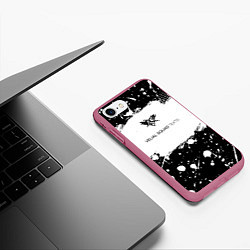 Чехол iPhone 7/8 матовый Велиал сквад, цвет: 3D-малиновый — фото 2