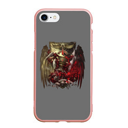 Чехол iPhone 7/8 матовый Blood Angels symbol
