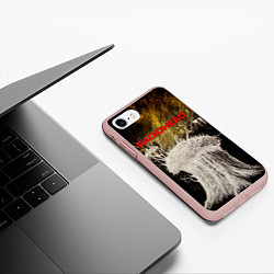 Чехол iPhone 7/8 матовый College EP - Radiohead, цвет: 3D-светло-розовый — фото 2