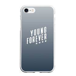 Чехол iPhone 7/8 матовый Навечно молодой Young forever