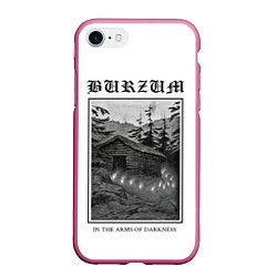Чехол iPhone 7/8 матовый In the arms of darkness - Burzum