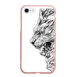 Чехол iPhone 7/8 матовый LION pride