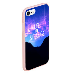 Чехол iPhone 7/8 матовый Life Is Strange - абстракция, цвет: 3D-светло-розовый — фото 2