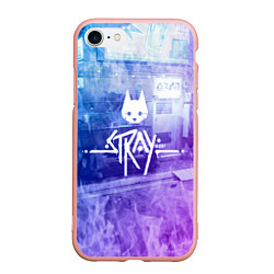 Чехол iPhone 7/8 матовый Stray: Neon Logo