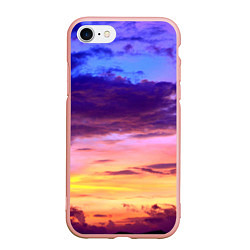Чехол iPhone 7/8 матовый Небо на закате
