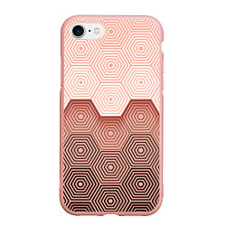 Чехол iPhone 7/8 матовый Hexagon Minimal