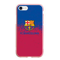Чехол iPhone 7/8 матовый Fc barcelona, цвет: 3D-баблгам