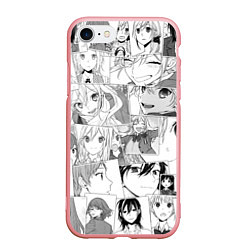 Чехол iPhone 7/8 матовый Horimiya pattern