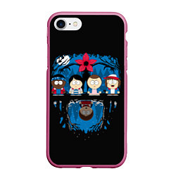 Чехол iPhone 7/8 матовый Stranger Things South Park