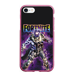 Чехол iPhone 7/8 матовый Fortnite Циклон Skin, цвет: 3D-малиновый