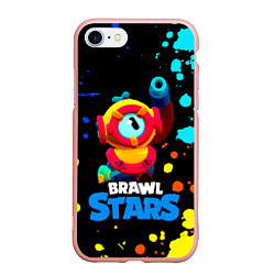 Чехол iPhone 7/8 матовый Отис Otis Brawl Stars, цвет: 3D-светло-розовый