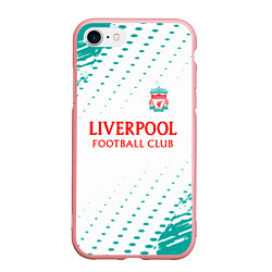 Чехол iPhone 7/8 матовый Liverpool краски, цвет: 3D-баблгам