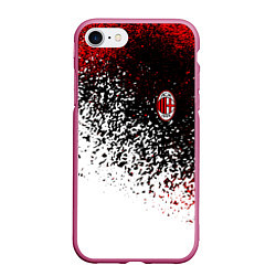 Чехол iPhone 7/8 матовый Ac milan краска