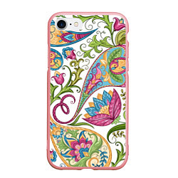 Чехол iPhone 7/8 матовый Fashionable floral Oriental pattern Summer 2025, цвет: 3D-баблгам