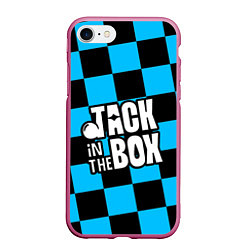 Чехол iPhone 7/8 матовый Jack in the box J - HOPE, цвет: 3D-малиновый