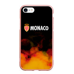 Чехол iPhone 7/8 матовый Monaco монако туман, цвет: 3D-светло-розовый