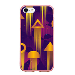 Чехол iPhone 7/8 матовый Игровые геометрические фигуры, цвет: 3D-баблгам
