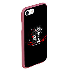 Чехол iPhone 7/8 матовый METAL GEAR RISING: REVENGEANCE, цвет: 3D-малиновый — фото 2