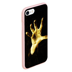 Чехол iPhone 7/8 матовый System of a Down дебютный альбом, цвет: 3D-светло-розовый — фото 2