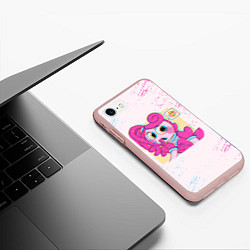 Чехол iPhone 7/8 матовый POPPY PLAYTIME ПОППИ ПЛЕЙТАЙМ МАМОЧКА, цвет: 3D-светло-розовый — фото 2