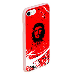 Чехол iPhone 7/8 матовый CHE GUEVARA - КРАСКА, цвет: 3D-светло-розовый — фото 2