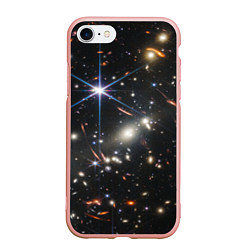 Чехол iPhone 7/8 матовый NASA: Скопление Галактик