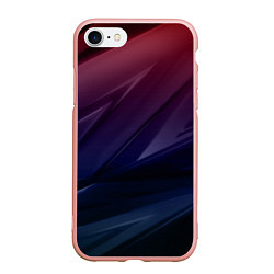 Чехол iPhone 7/8 матовый Geometry violet dark