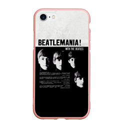 Чехол iPhone 7/8 матовый With The Beatles Битломания