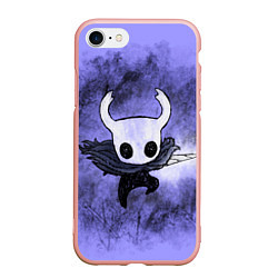 Чехол iPhone 7/8 матовый Hollow Knight - The Knight: рыцарь, цвет: 3D-светло-розовый