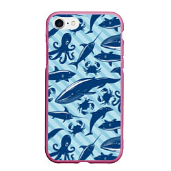 Чехол iPhone 7/8 матовый Жители океанских глубин