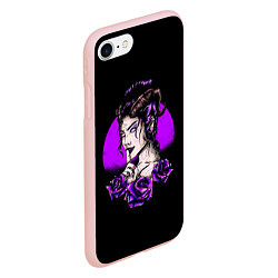 Чехол iPhone 7/8 матовый Готическая Ведьма, цвет: 3D-светло-розовый — фото 2
