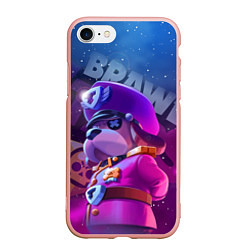 Чехол iPhone 7/8 матовый Галактический генерал Гавс Brawl Stars