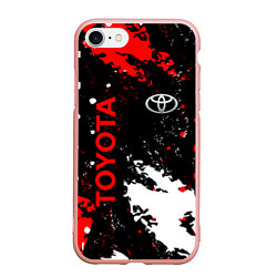 Чехол iPhone 7/8 матовый Toyota - краска