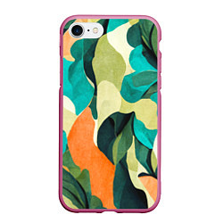 Чехол iPhone 7/8 матовый Multicoloured camouflage