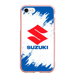 Чехол iPhone 7/8 матовый Suzuki - texture