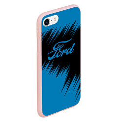 Чехол iPhone 7/8 матовый Ford focus, цвет: 3D-светло-розовый — фото 2