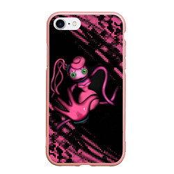 Чехол iPhone 7/8 матовый Mommy long legs pink