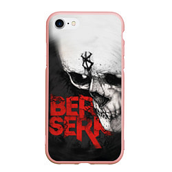 Чехол iPhone 7/8 матовый Berserk - Череп с клеймом жертвы