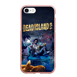 Чехол iPhone 7/8 матовый Dead island 2 герой в ночи