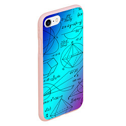 Чехол iPhone 7/8 матовый Неоновая формула, цвет: 3D-светло-розовый — фото 2