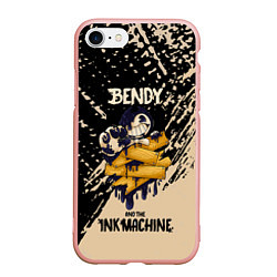 Чехол iPhone 7/8 матовый Bendy and the ink machine - краска