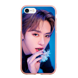 Чехол iPhone 7/8 матовый Stray Kids 2nd World Tour Maniac Lee Know, цвет: 3D-светло-розовый