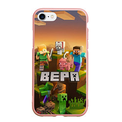 Чехол iPhone 7/8 матовый Вера Minecraft