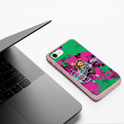 Чехол iPhone 7/8 матовый Милашка Худвинк, цвет: 3D-светло-розовый — фото 2