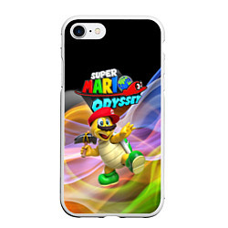 Чехол iPhone 7/8 матовый Super Mario Odyssey - Hero turtle Koopa Troopa, цвет: 3D-белый
