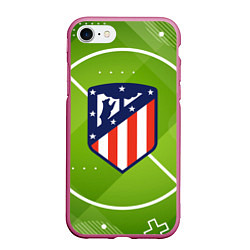 Чехол iPhone 7/8 матовый Atletico madrid Поле